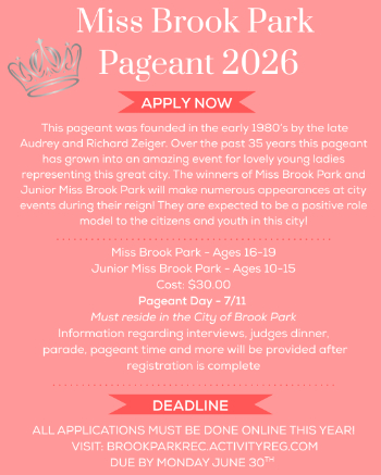 Miss Brook Park Pageant